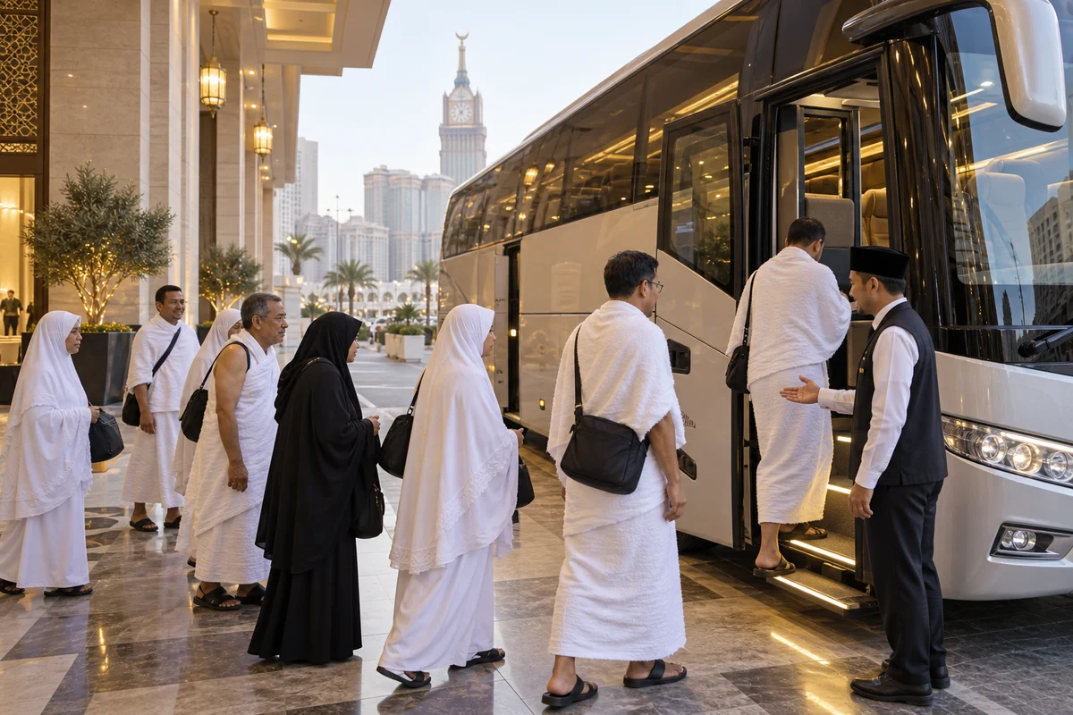 تنظيم عمرة للوفود والمجموعات الكبرى