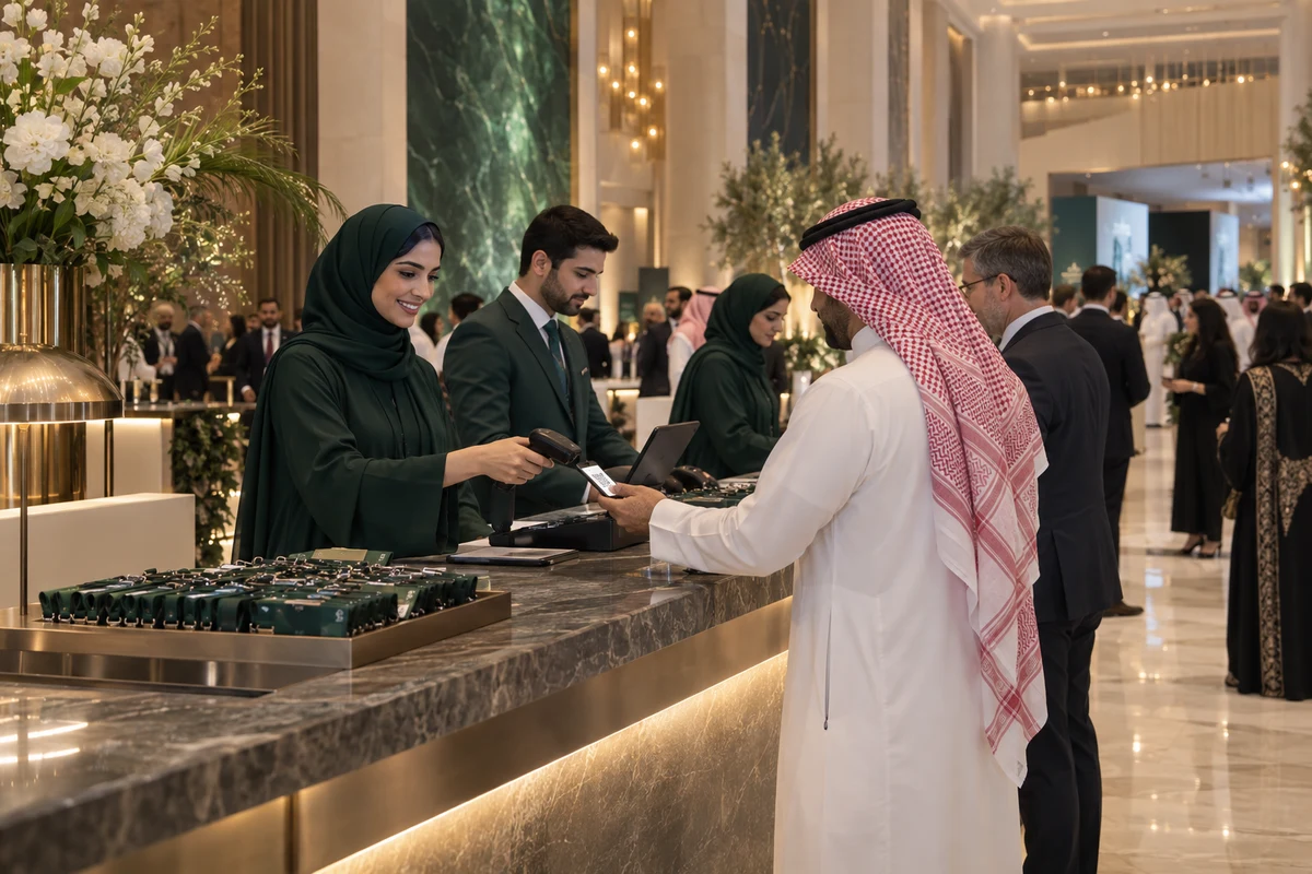 تنظيم الوفود وتسجيل المشاركين