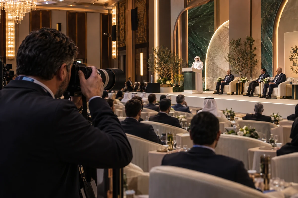 التصوير الصحفي للمؤتمرات